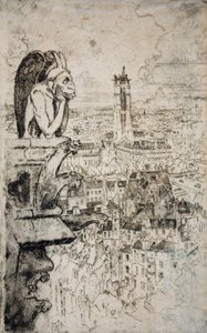 Parijs vanaf de Notre-Dame